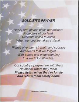 A Soldier's Prayer by John E. Kleiman 1984